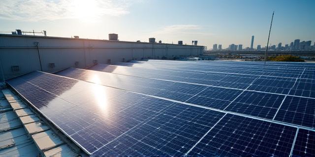 Copertura fotovoltaica industriale a Roma
